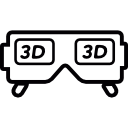 lunettes 3d icon