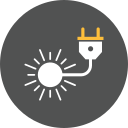 energía solar icon