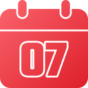 fecha del calendario icon