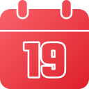 fecha del calendario icon