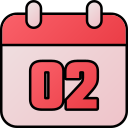 fecha del calendario icon