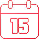 fecha del calendario icon