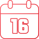 fecha del calendario icon