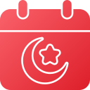 calendario lunar icon