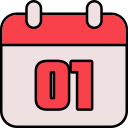 fecha del calendario icon