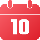 fecha del calendario icon