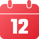 fecha del calendario icon