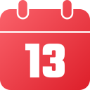 fecha del calendario icon