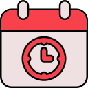 hora y calendario icon