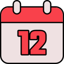 fecha del calendario icon