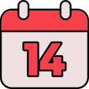 fecha del calendario icon