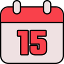 fecha del calendario icon