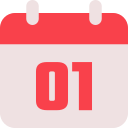 fecha del calendario icon