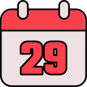 fecha del calendario icon