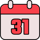 fecha del calendario icon