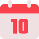 fecha del calendario icon