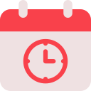 hora y calendario icon