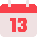 fecha del calendario icon