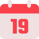 fecha del calendario icon