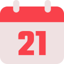 fecha del calendario icon