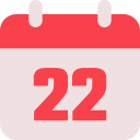 fecha del calendario icon