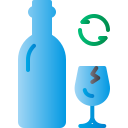 botella de vidrio icon