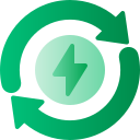 energía renovable icon