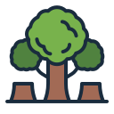 deforestación icon