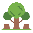 deforestación icon