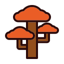 árbol de otoño icon