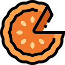 pastel de calabaza icon