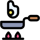 Frying pan icon