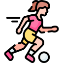 futbolista femenina icon