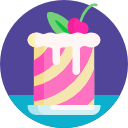 pastel de frutas icon