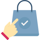 icono de bolsa de compras icon