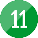 numero 11 icon