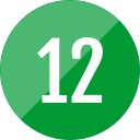 numero 12 icon