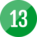 número 13 