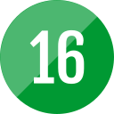 número 16 icon