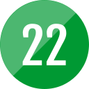 número 22 icon