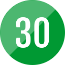 numero 30 icon