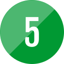 número 5 icon