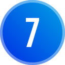 numero 7 icon