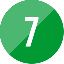 numero 7 icon