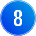 numero 8 icon