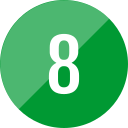 numero 8 icon