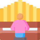 Pipe organ icon
