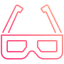 gafas 3d icon