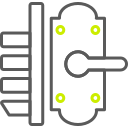 cerradura de la puerta icon