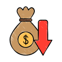 gráfico de dinero icon